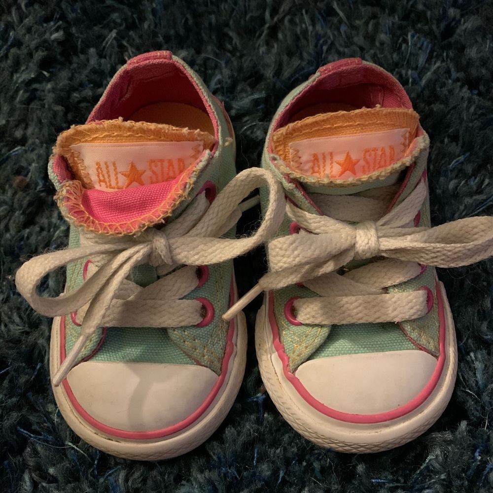Converse Pink teal size 3